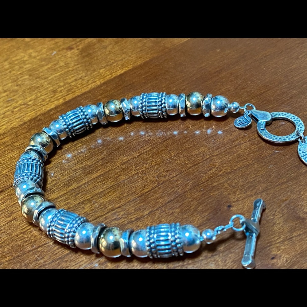 SILPADA classic 2 tone bracelet